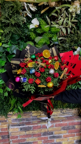 Yılbaşı Kokina  Buketi Vip Özel Tasarım