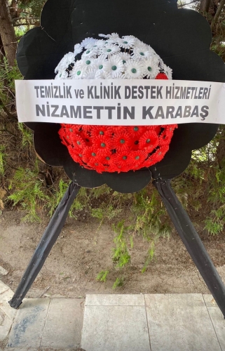 KIRMIZI BEYAZ CENAZE ÇELENGİ